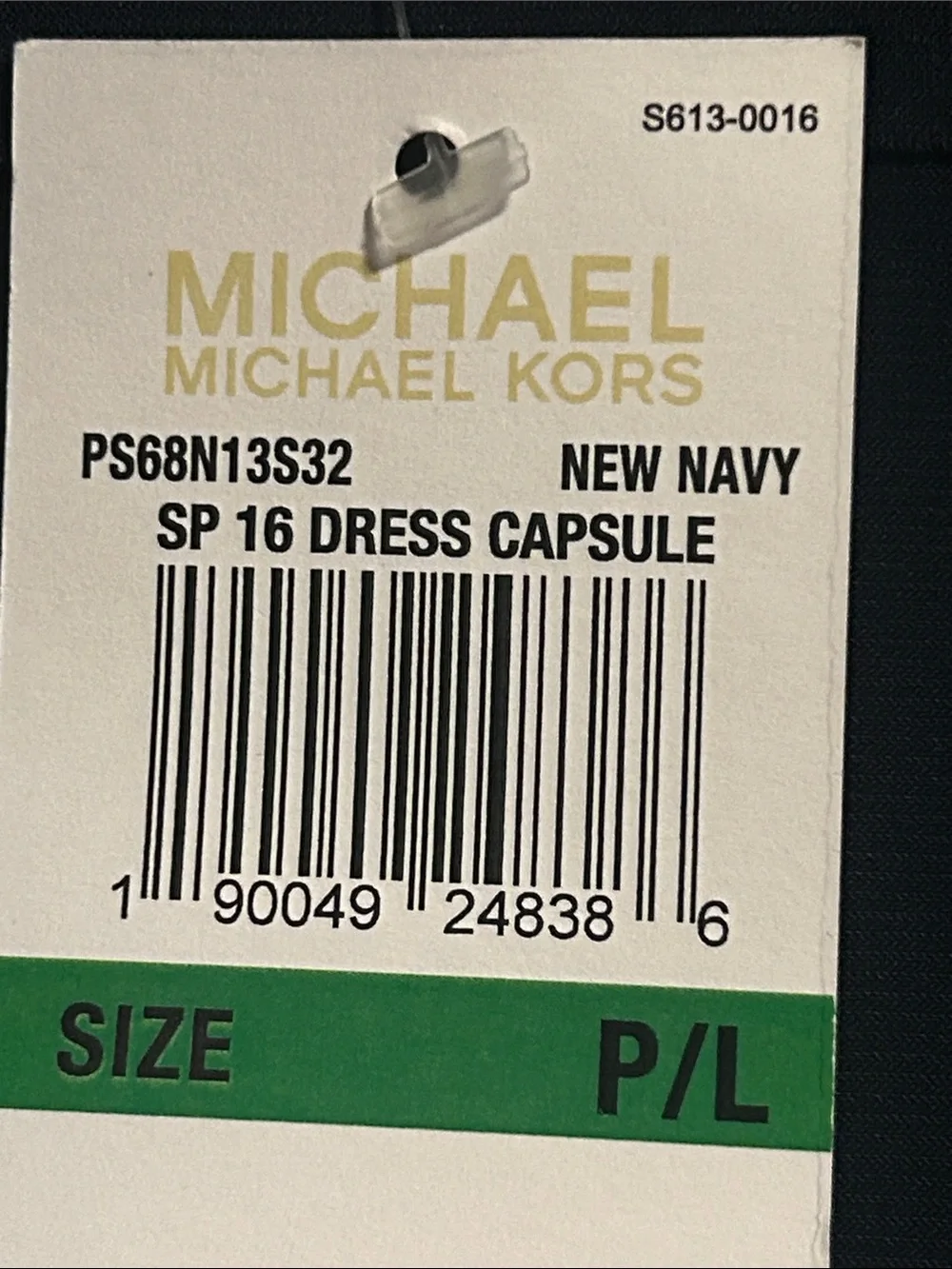 NWT Michael Kors Navy Shirt Dress, size: PL